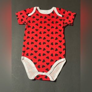 Hearts Covered Onesie